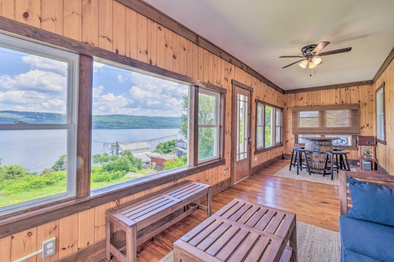Watkins Glen Lakeview Cottage With Waterfall! Εξωτερικό φωτογραφία